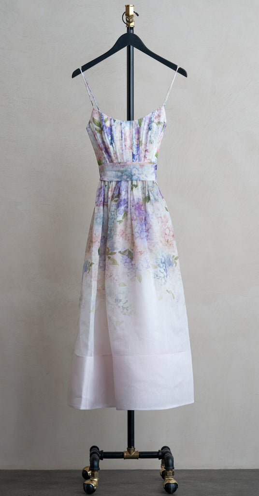 white christmas dresses Zimmermann Corset Dress Multi Hydrangea
