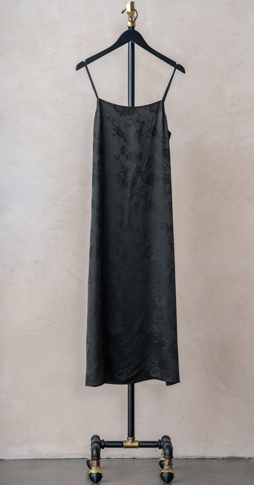 6397 Jacquard Slip Dress Dark Slate