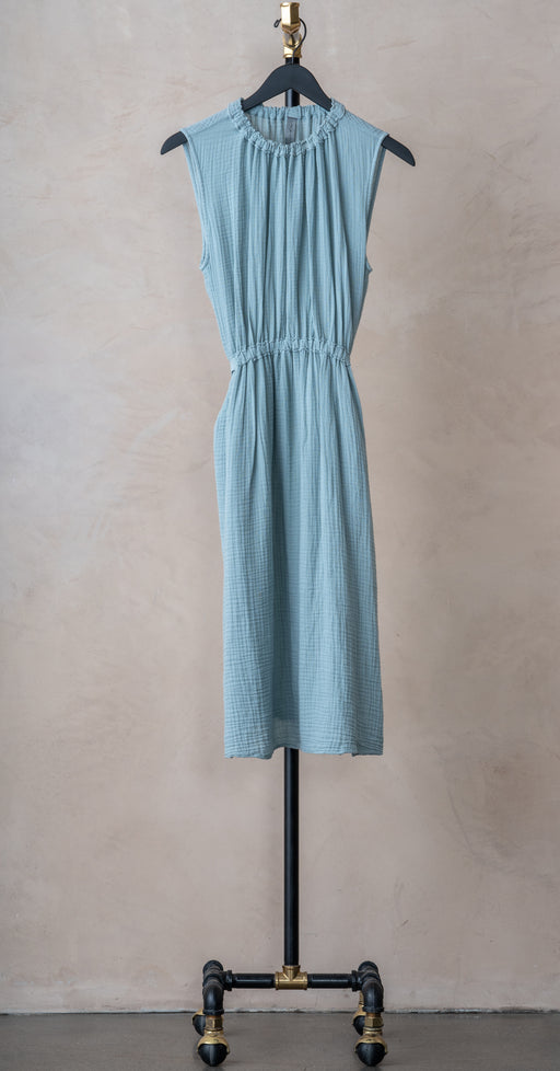 Raquel Allegra Tatiana Dress Steel Blue