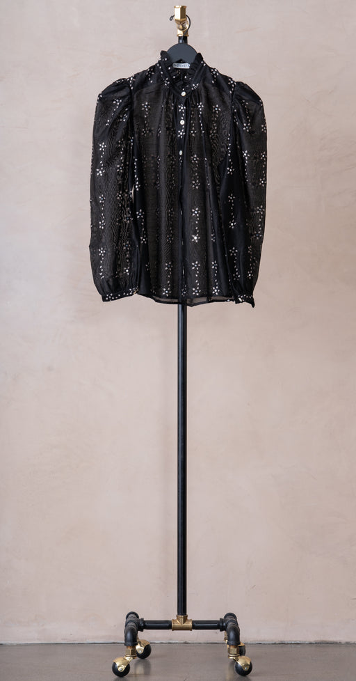 Alix of Bohemia Annabel Shirt Black Daisy