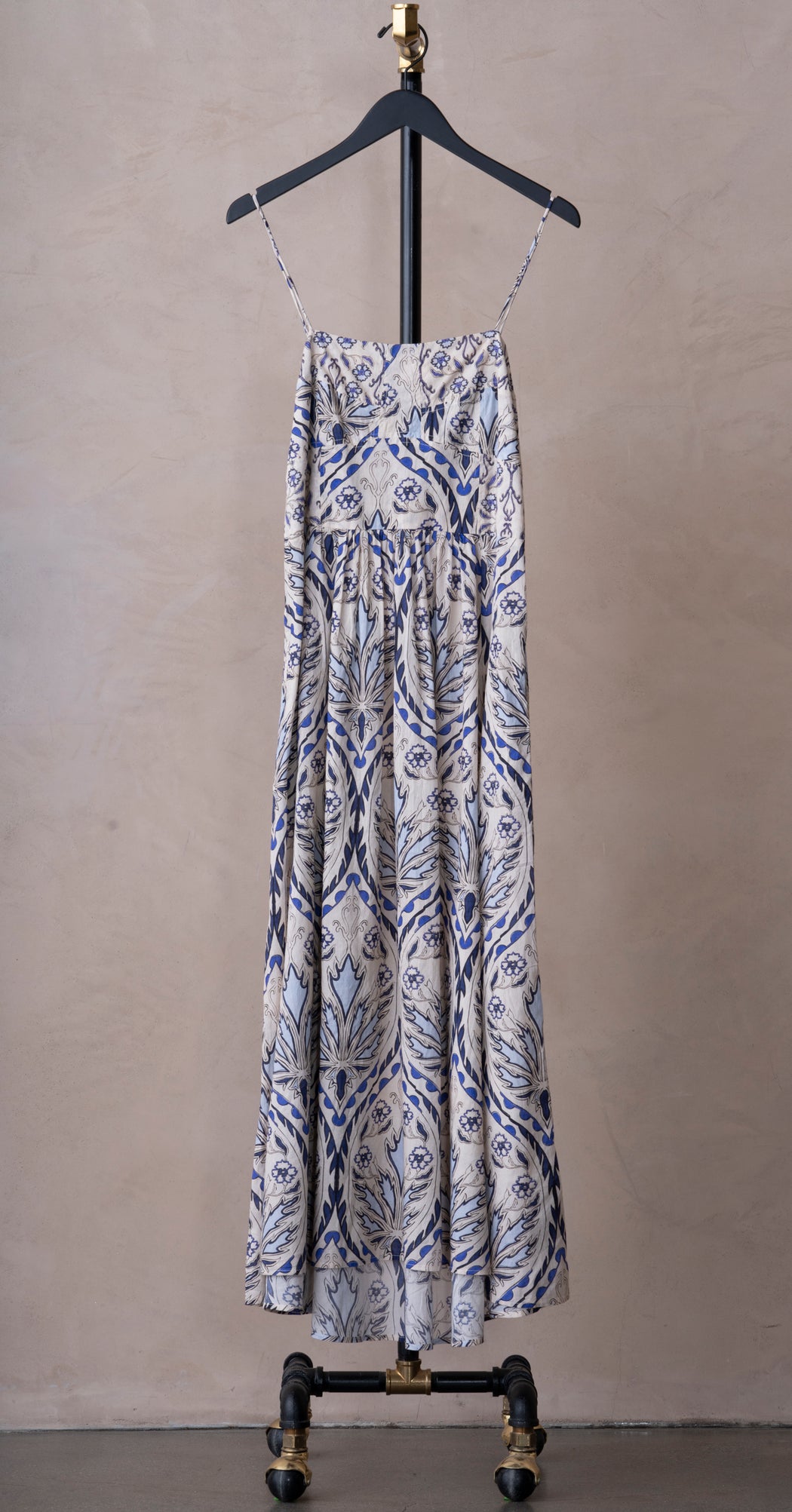 Maria Cher Maive Midi Dress Morocco Blue