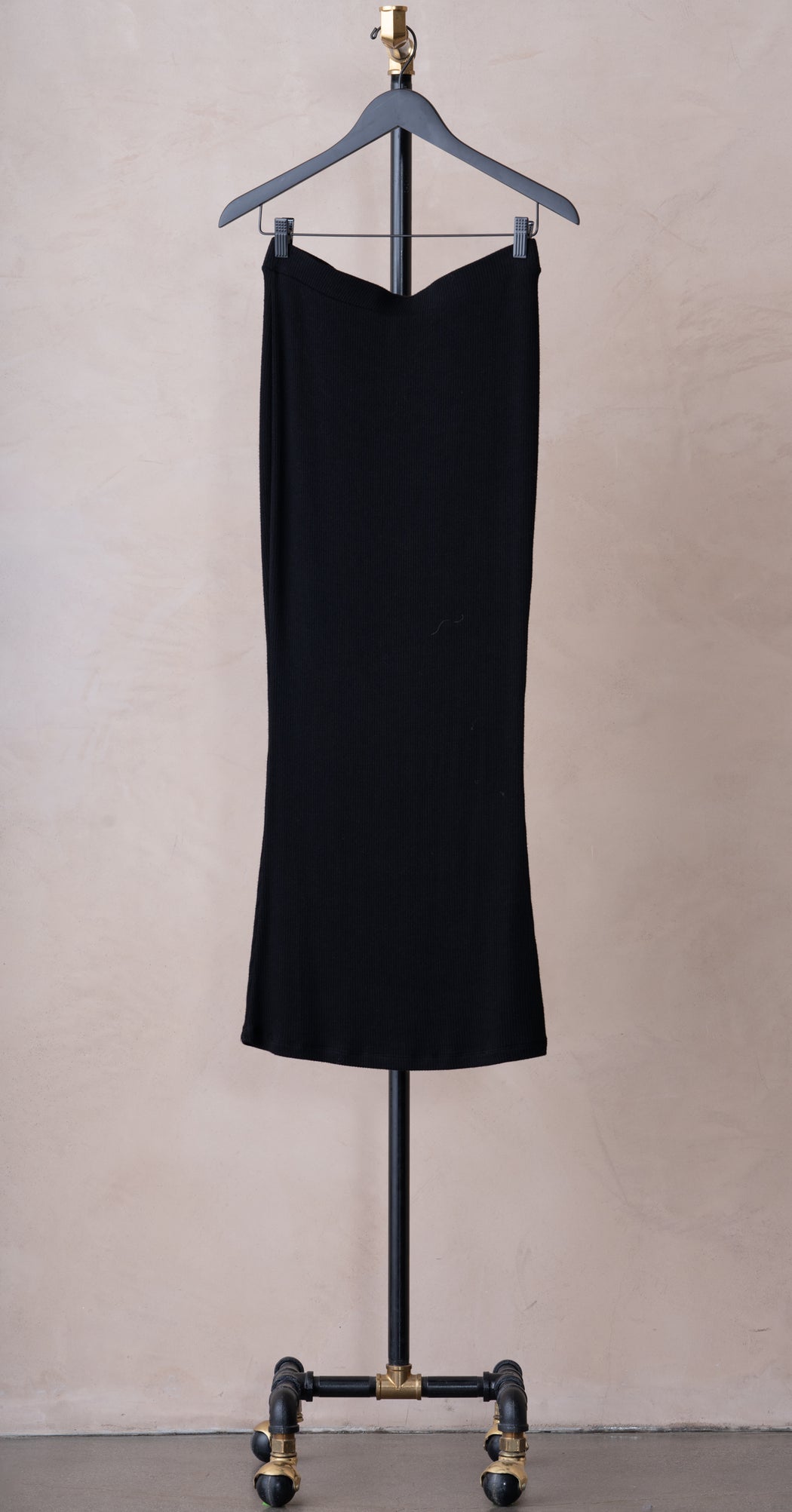 Sablyn Foster Rib Knit Skirt Black