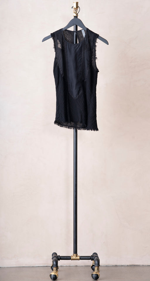 Raquel Allegra Kampala Top Black