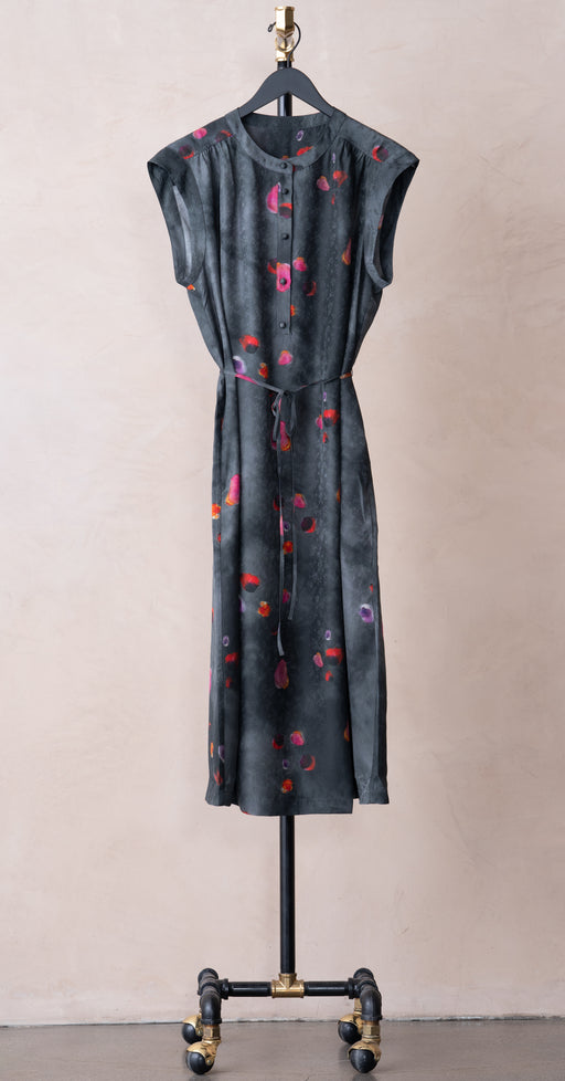 Raquel Allegra Zaire Dress Petal Black