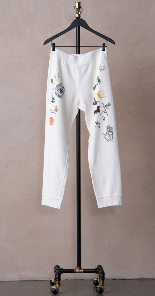 Raquel Allegra Dillon Sweatpant Dirty White