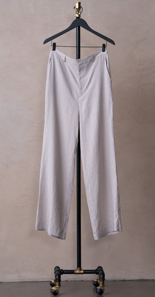 Enza Costa Linen Trouser Flax