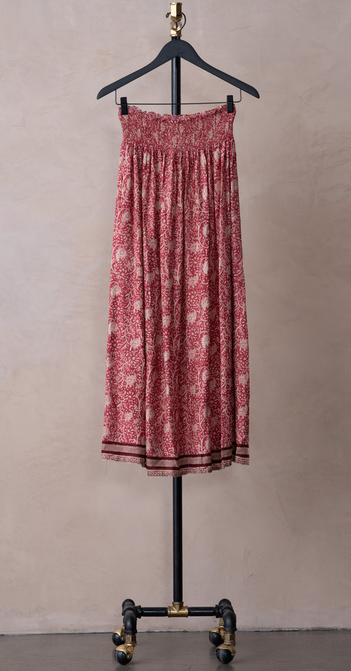 Natalie Martin Bella Skirt Water Lily Terracotta