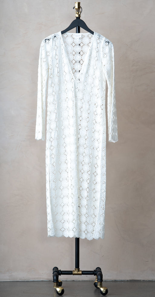 Honorine Long Josephine Coverup White