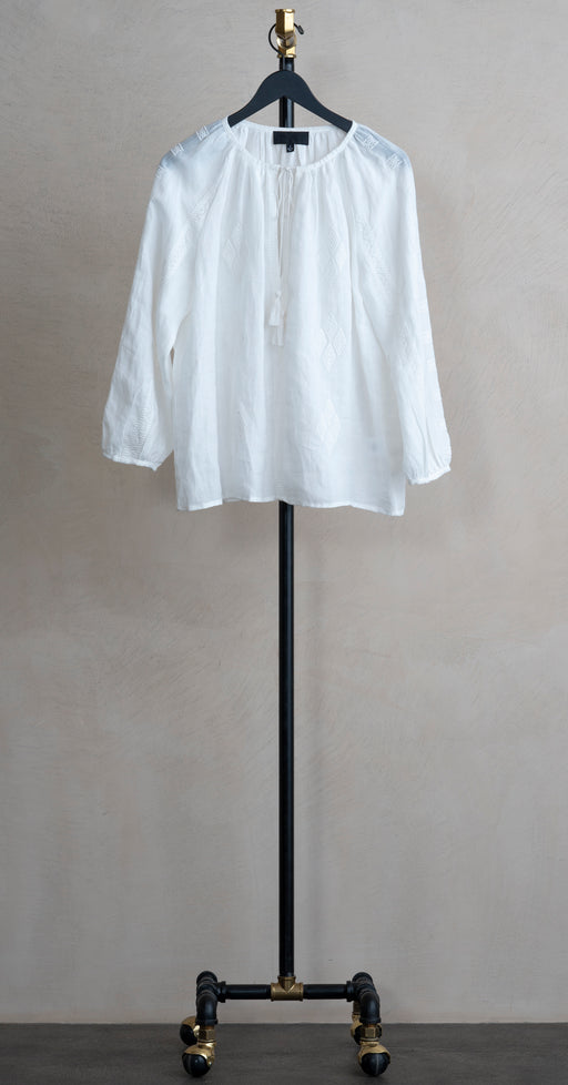 Nili Lotan Cristo Blouse Ivory