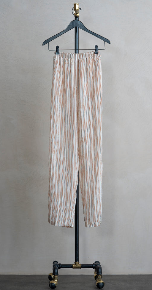 Forte Forte Fluid Chic Stripe Elasticated Pant Terra