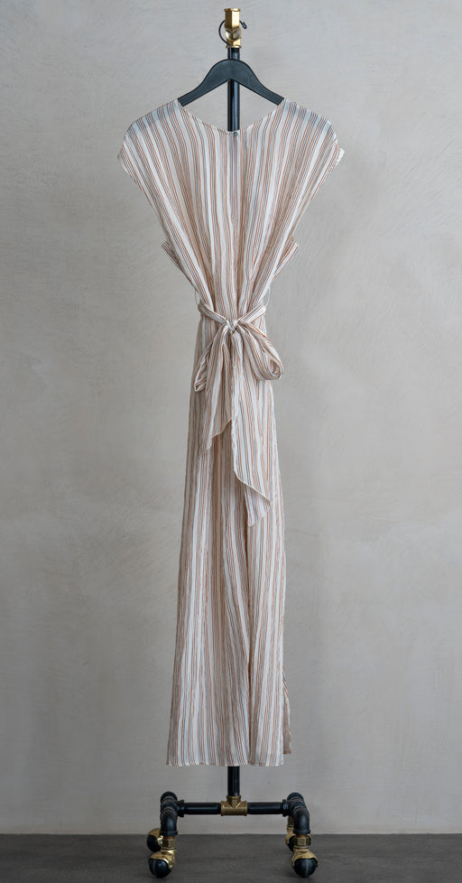 Forte Forte Fluid Chic Stripe Dress Terra