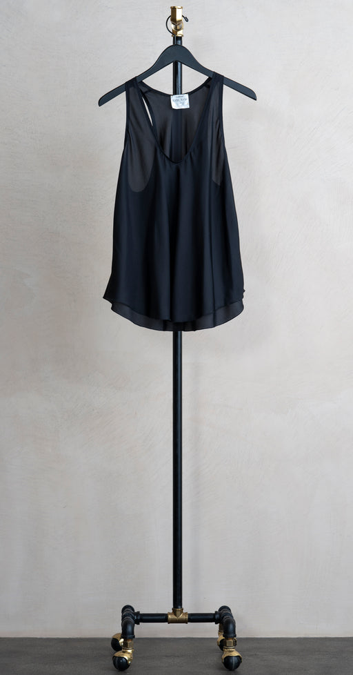 Forte Forte Silk Essential Top Noir