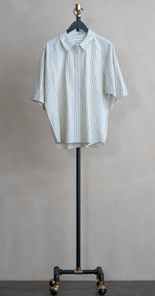 Apiece Apart Breaze Shirt Cream/Navy