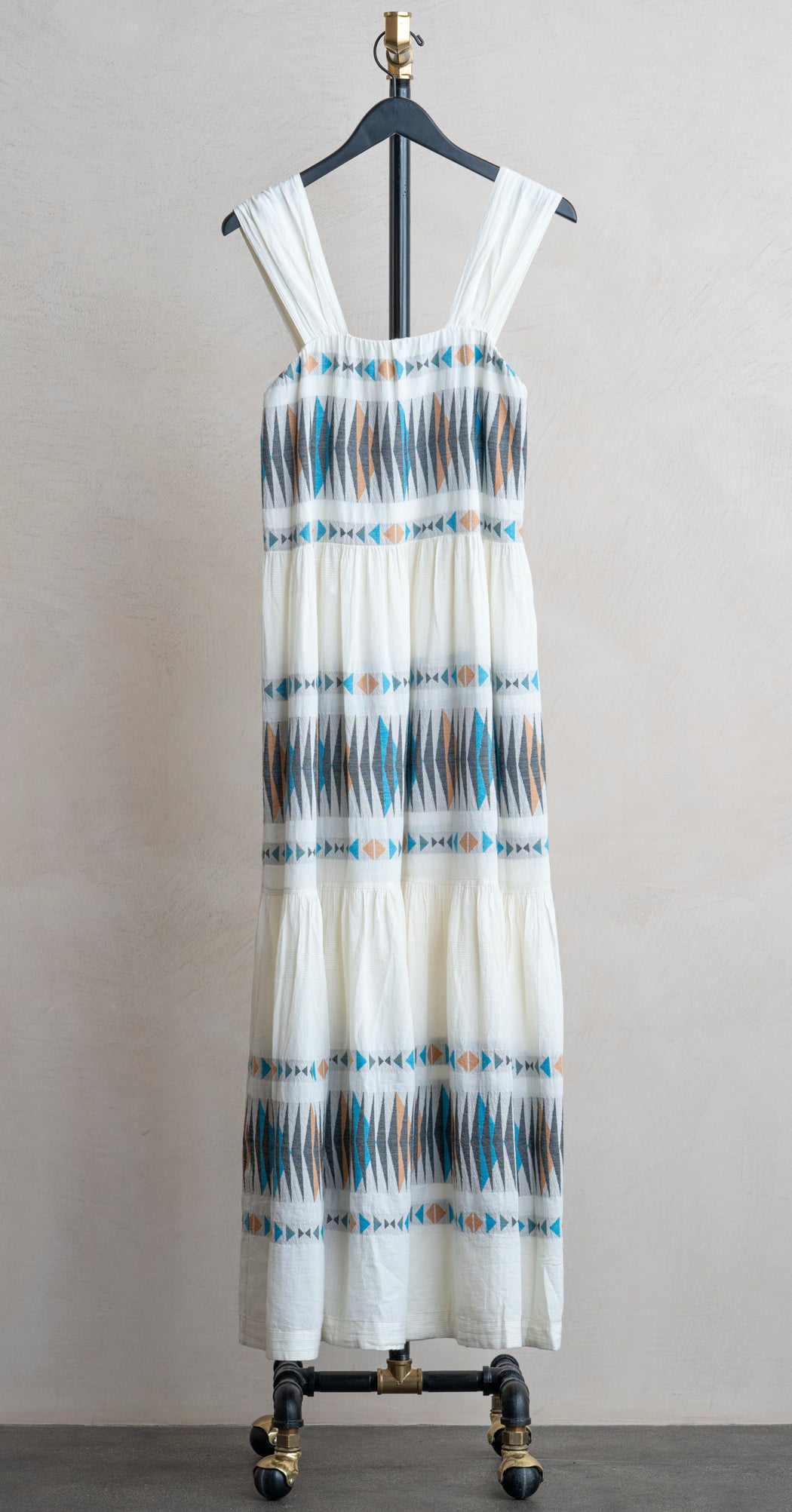 Devotion Elegant Dress Blue/Camel Devotion Elegant Dress Blue/Camel