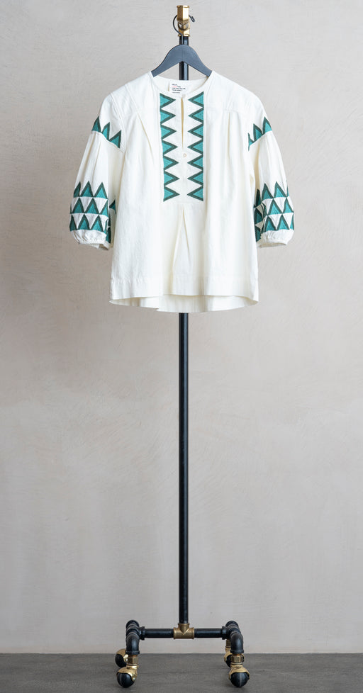 Leon & Harper Cacia Blouse Off White