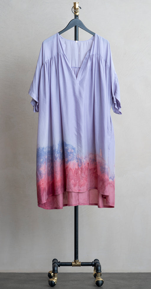 Garden Party Fern Dress Violet Ombre