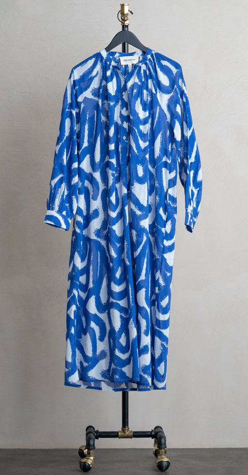 V De Vinster Gopis Dress Sukka Blue