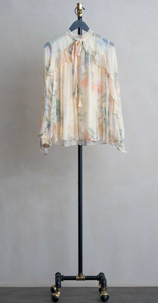 Zimmermann Flutter Top Lemon Hydrangea