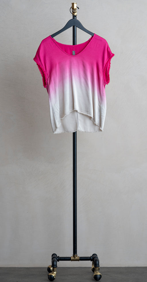 Raquel Allegra Dante Top Dipped Cerise