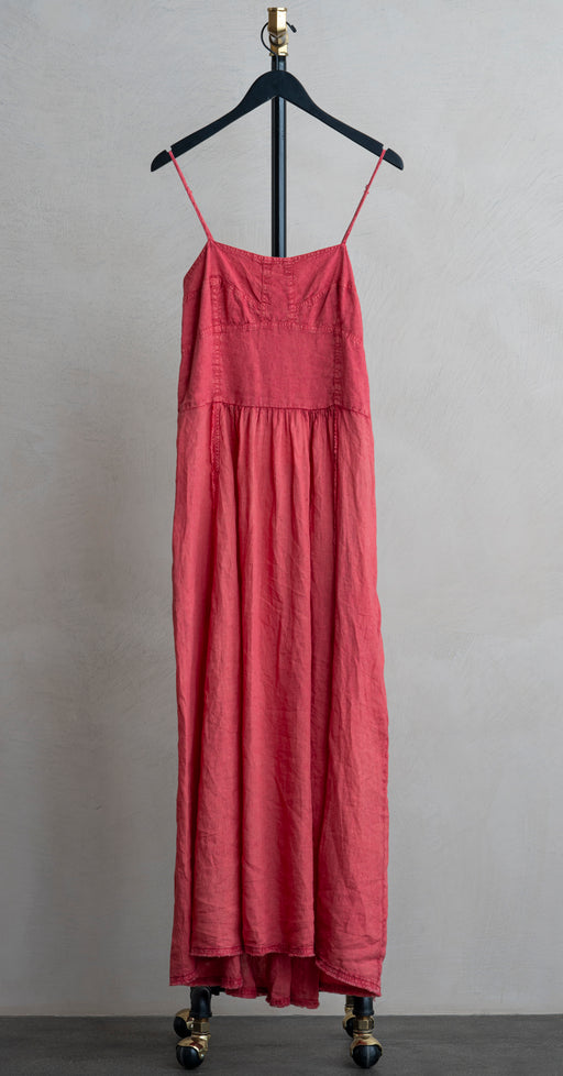 Maria Cher Banfield Maive Midi Dress Red