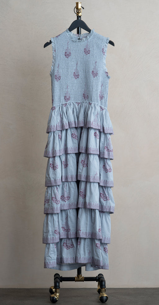 Alix Of Bohemia Cabana Pansy Dress Blue Sky