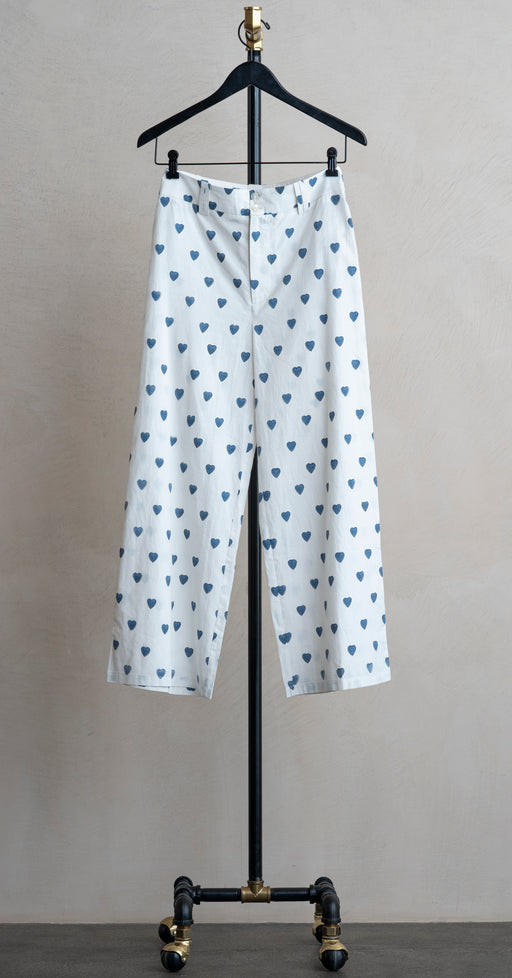 Alix Of Bohemia Scout Heart Pant White Indigo