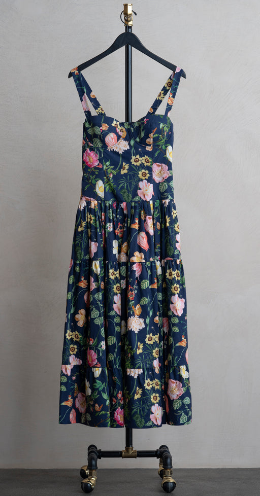Cara Cara Santiago Midi Dress Evening Blue