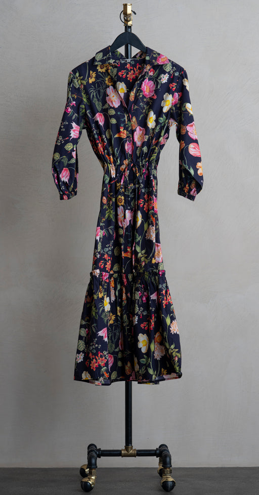 Cara Cara Hutton Dress Evening Blue