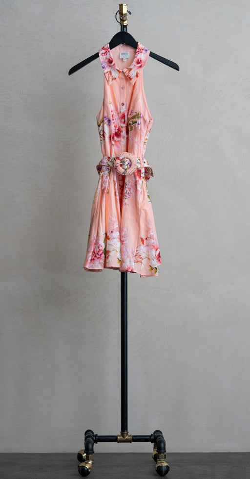 Hemant & Nandita Short Dress Peach Pink
