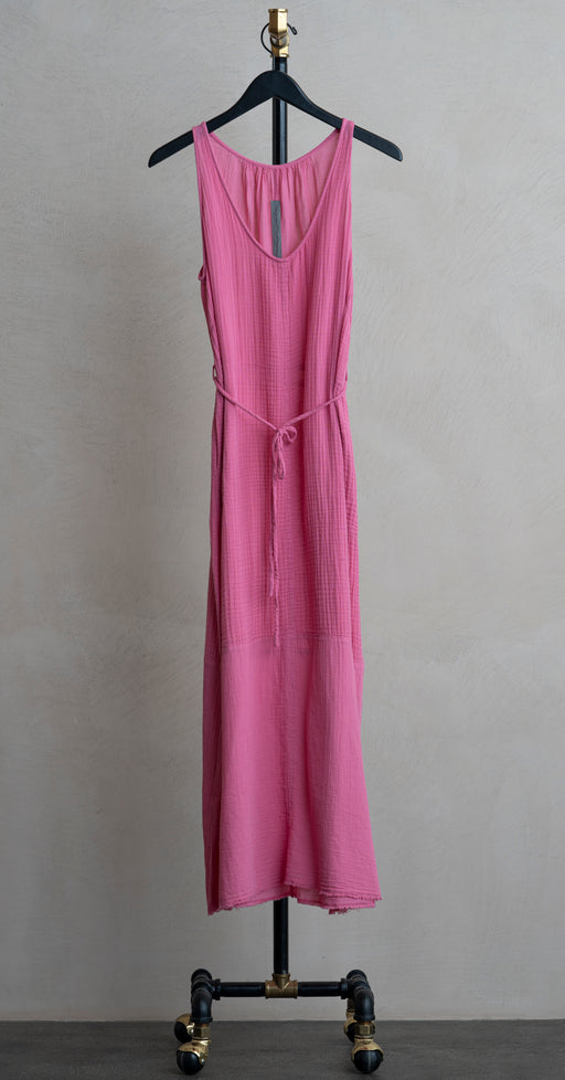 Raquel Allegra Zahara Maxi Dress Faded Cerise