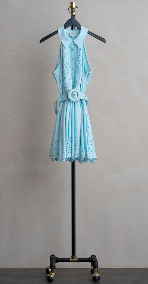 Hemant & Nandita Short Dress Light Blue