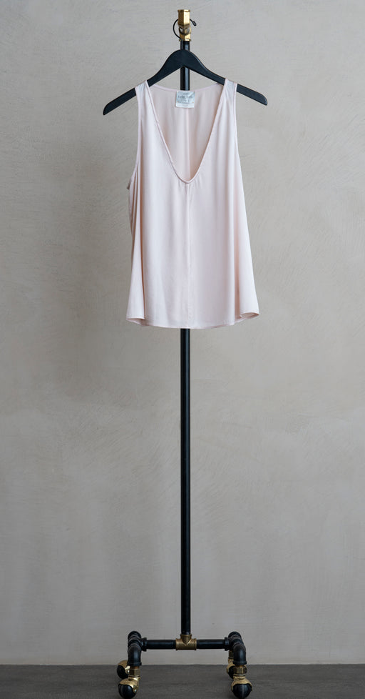 Forte Forte Silk Satin Top Oyster