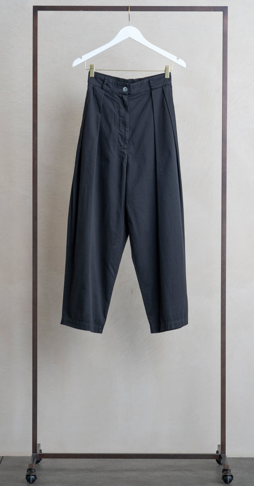 Modern Weaving Voluminous Trouser Black
