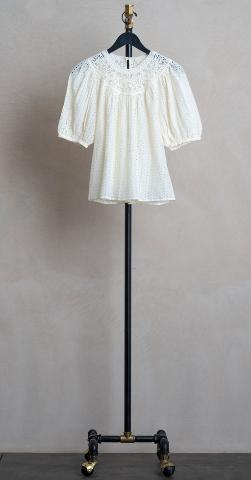 Ulla Johnson Amina Top Ivory