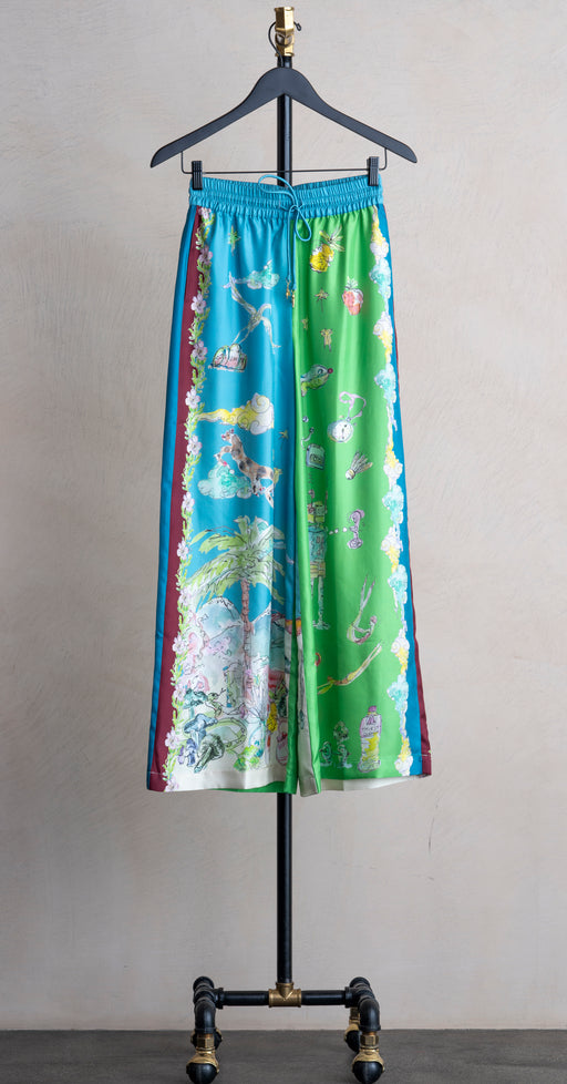 Alemais Daria Silk Pant Multi