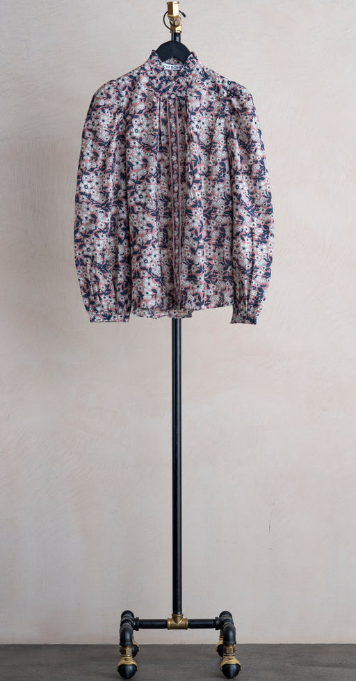 Alix Of Bohemia Annabel Floral Shirt Nude Sepia