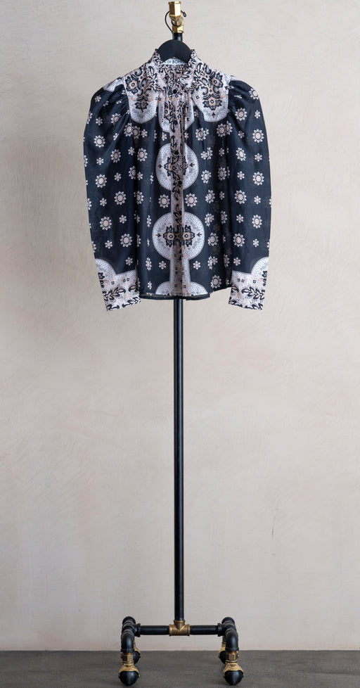 Alix Of Bohemia Artemis Bronco Shirt Black Bandana