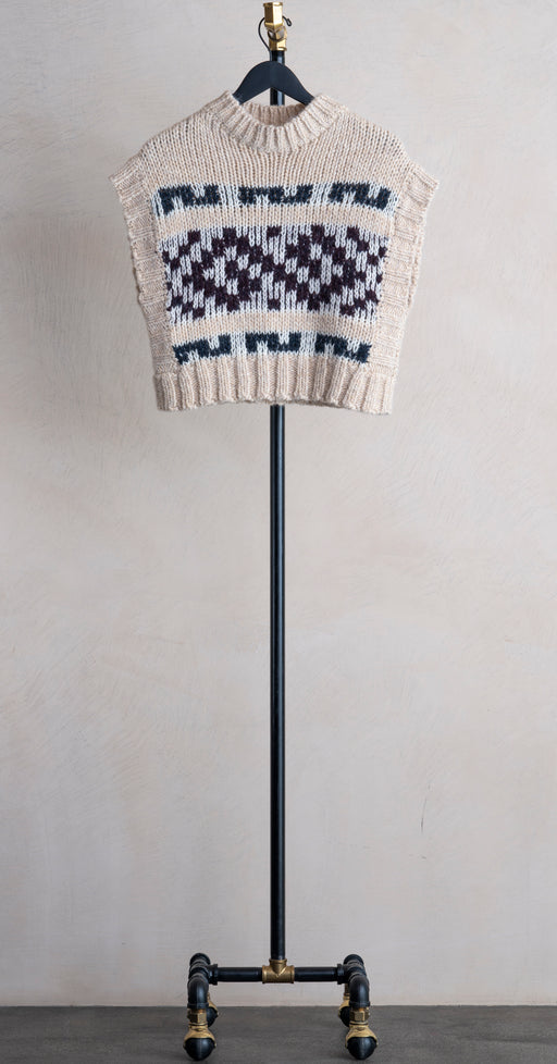 Forte Forte Attica Jacquard Vest Honey