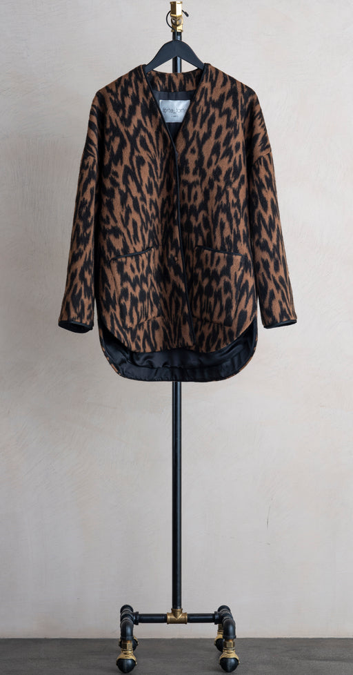 Forte Forte Jacquard Coat Antique Gold