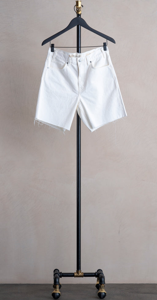 Nili Lotan Russel Denim Short Cream