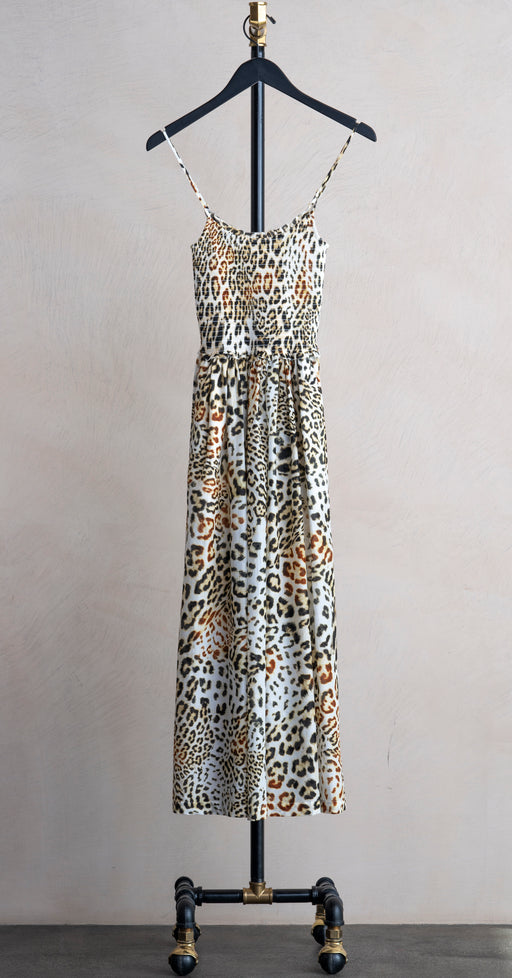 Cara Cara Carmen Dress Cheetah Natural