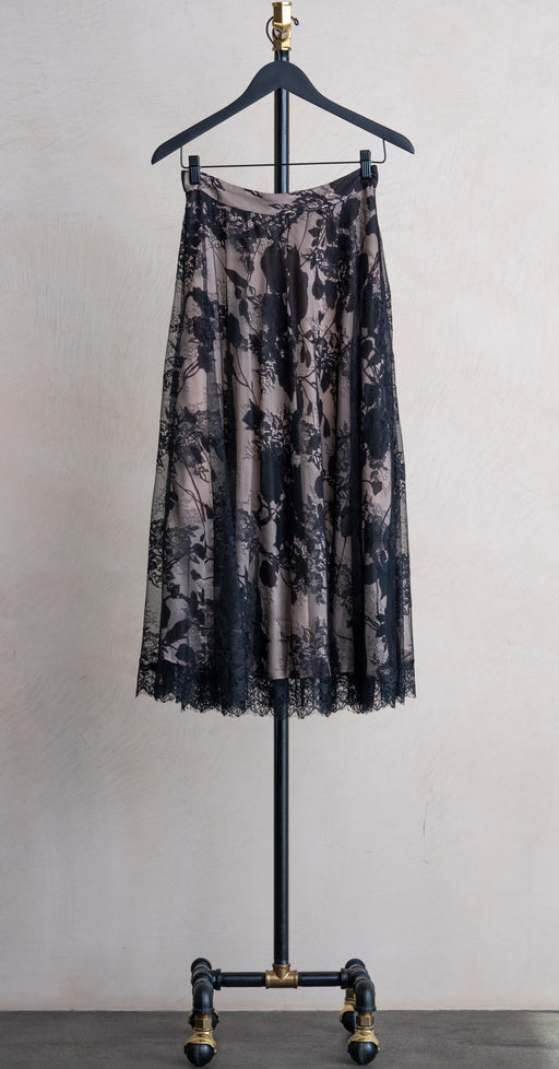 Cara Cara Carolina Skirt Black Chantilly Lace