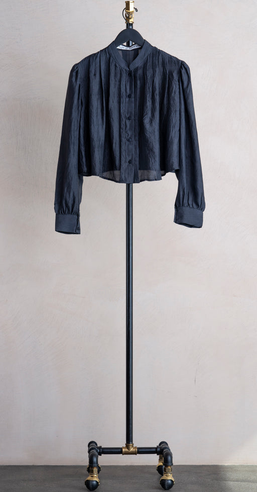 Alix Of Bohemia Ryle Silk Shirt Onyx