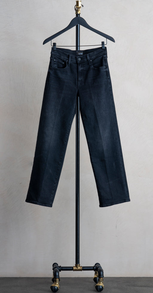 Mother Mid Rise Rambler Zip Flood Spiked Hair