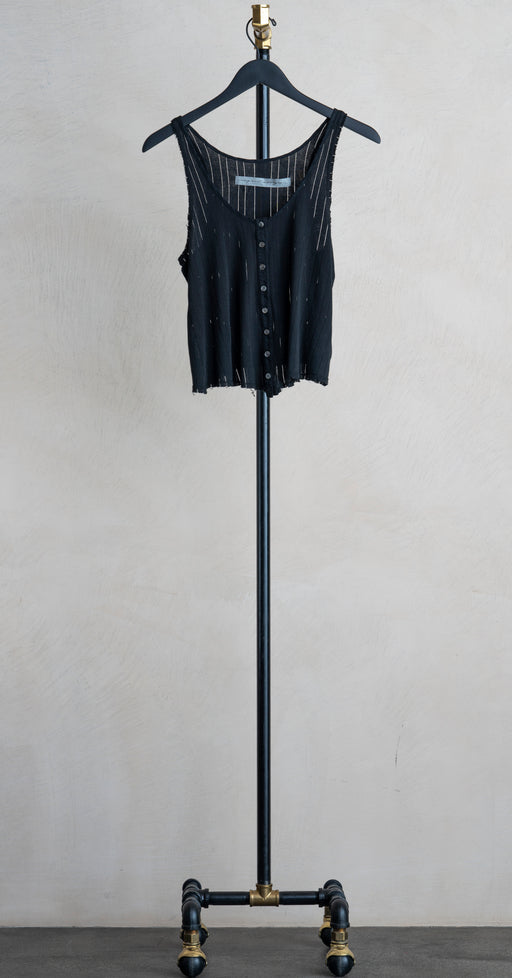 Raquel Allegra Menlo Tank Black