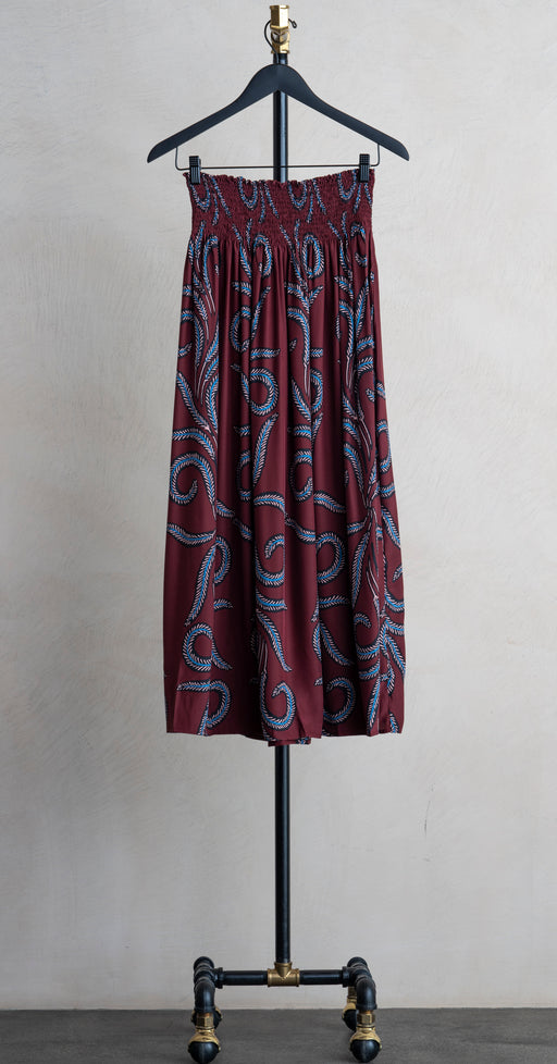 Natalie Martin Bella Skirt Feather bordeaux