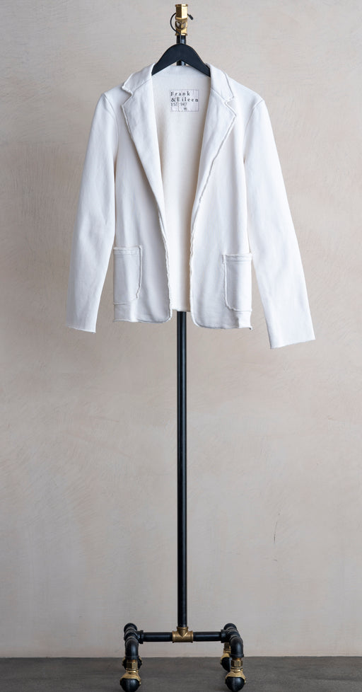 Frank & Eileen Dublin Knit Blazer Vintage White