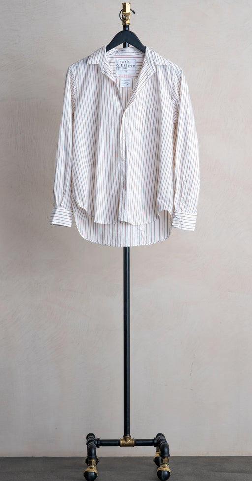 Frank & Eileen Eileen Camel Cream Stripe