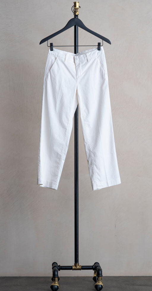 Frank & Eileen Westport Wide Leg Chino Chalk