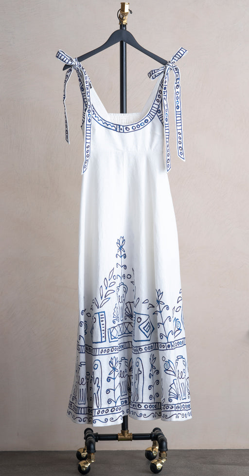 Alemais Leela Ballet Sundress Cream